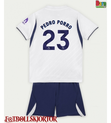 Tottenham Hotspur Pedro Porro #23 Hemmakläder Barn 2026-27 Kortärmad (+ Korta byxor)